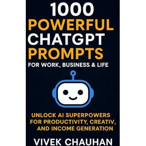 Chauhan, Vivek 1000 Powerful ChatGPT Prompts for Work, Business & Life: Unlock AI Superpowers for Productivity, Creativity, Income Generation, and Everyday Success Chauhan, Vivek 1000 Powerful ChatGPT Prompts for Work, Business & Life: Unlock AI Superpowers for Productivity, Creativity, Income Generation, and Everyday Success