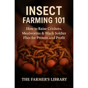 Library, Farmer's Insect Farming 101: How to Raise Crickets, Mealworms & Black Soldier Flies for Protein and Profit: A Step-by-Step Guide to Sustainable Insect Rearing for Home Use and Agribusiness Ventures Library, Farmer's Insect Farming 101: How to Raise Crickets, Mealworms & Black Soldier Flies for Protein and Profit: A Step-by-Step Guide to Sustainable Insect Rearing for Home Use and Agribusiness Ventures