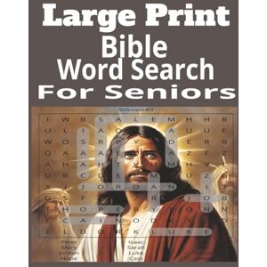 Garrison IN, LeeAnn Large Print Bible Word Search for Seniors: Word Searches: Easy to Read Print About Bible,Relaxing,Strenghen Faith and Memory & Focus 8.5x11, 150 ... Gifts (Faith-Based Word Search Puzzle Series) Garrison IN, LeeAnn Large Print Bible Word Search for Seniors: Word Searches: Easy to Read Print About Bible,Relaxing,Strenghen Faith and Memory & Focus 8.5x11, 150 ... Gifts (Faith-Based Word Search Puzzle Series)
