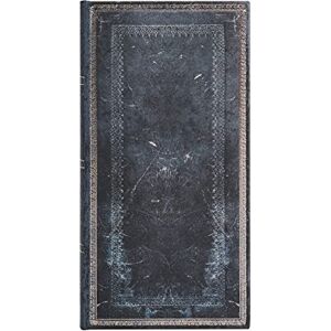 Paperblanks Inkblot (Old Leather Collection) Slim Lined Journal: Hardcover, 85 gsm, ribbon marker, memento pouch, wrap closure Paperblanks Inkblot (Old Leather Collection) Slim Lined Journal: Hardcover, 85 gsm, ribbon marker, memento pouch, wrap closure