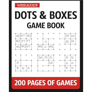 Wikklejuice Dots & Boxes Game Book 200 Pages of Games: Classic Pigs In A Pen Game Dot to Dot Grid Game of Dots Boxes Dot and Line Blank Pages Large 8.5 x 11 inches Fun To Play For All Ages Wikklejuice Dots & Boxes Game Book 200 Pages of Games: Classic Pigs In A Pen Game Dot to Dot Grid Game of Dots Boxes Dot and Line Blank Pages Large 8.5 x 11 inches Fun To Play For All Ages