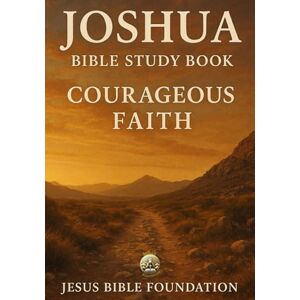 Bible Foundation, Jesus Joshua Bible Study Book: Courageous Faith Bible Foundation, Jesus Joshua Bible Study Book: Courageous Faith