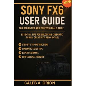 Orion MASTERING THE SONY FX6: THE COMPLETE USER GUIDE FOR BEGINNERS AND PROFESSIONALS ALIKE Orion MASTERING THE SONY FX6: THE COMPLETE USER GUIDE FOR BEGINNERS AND PROFESSIONALS ALIKE