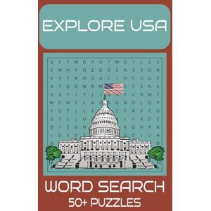 Puzzler Books, Six Face Explore USA Word Search Puzzle Book: 50+ Puzzles about U.S. States, Culture and Food Fun Gift for Adults and Teens Who Love Travel and Brain Games 6 x 9 Inches, 110 Pages Puzzler Books, Six Face Explore USA Word Search Puzzle Book: 50+ Puzzles about U.S. States, Culture and Food Fun Gift for Adults and Teens Who Love Travel and Brain Games 6 x 9 Inches, 110 Pages