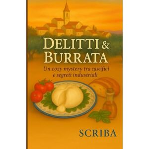 Scriba DELITTI & BURRATA: Un cozy mystery tra caseifici e segreti industriali Scriba DELITTI & BURRATA: Un cozy mystery tra caseifici e segreti industriali