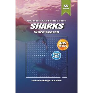 shop, RYLN Sharks Word Search Puzzle Book: Fin-tastic Shark Word Search Puzzles Featuring Bull Shark, Thresher, Mako & More 6×9 Inches, 110 Pages 50+ Enjoyable Challenges for Holidays and Travel shop, RYLN Sharks Word Search Puzzle Book: Fin-tastic Shark Word Search Puzzles Featuring Bull Shark, Thresher, Mako & More 6×9 Inches, 110 Pages 50+ Enjoyable Challenges for Holidays and Travel