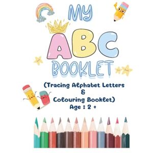 UDON, Simple My ABC booklet: ABC Alphabet writing and colouring booklet for kids UDON, Simple My ABC booklet: ABC Alphabet writing and colouring booklet for kids