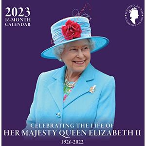 Pyramid Remembering Our Queen Calendar 2023 Month to a View Planner 30cm x 30cm Pyramid Remembering Our Queen Calendar 2023 Month to a View Planner 30cm x 30cm
