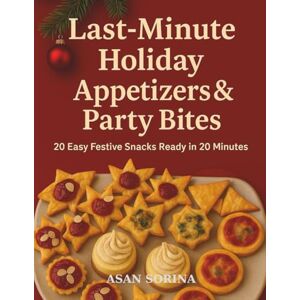 ASAN, SORINA Last-Minute Holiday Appetizers & Party Bites, 20 Easy Festive Snacks Ready in 20 Minutes or Less ASAN, SORINA Last-Minute Holiday Appetizers & Party Bites, 20 Easy Festive Snacks Ready in 20 Minutes or Less