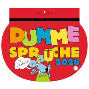 Dumme Sprüche Kalender 2026 Für Gescheite!: Lustiger Wandkalender mit 52 witzigen Sprüchen und Cartoons. Humorvoll illustrierter Wochen-Kalender 2026 zum Aufhängen. Dumme Sprüche Kalender 2026 Für Gescheite!: Lustiger Wandkalender mit 52 witzigen Sprüchen und Cartoons. Humorvoll illustrierter Wochen-Kalender 2026 zum Aufhängen.