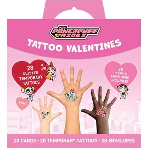 Insight Editions Powerpuff Girls Temporary Tattoo Valentines: School Valentines Insight Editions Powerpuff Girls Temporary Tattoo Valentines: School Valentines