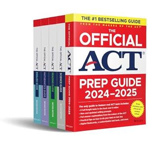 ACT The Official Prep & Subject Guides 2024-2025 Complete Set ACT The Official Prep & Subject Guides 2024-2025 Complete Set