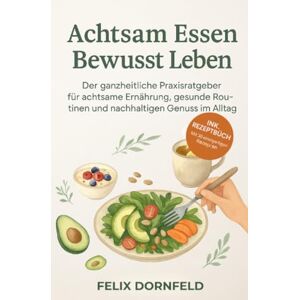 Dornfeld, Felix Achtsam Essen, Bewusst Leben: Der ganzheitliche Praxisratgeber für achtsame Ernährung, gesunde Routinen und nachhaltigen Genuss im Alltag Dornfeld, Felix Achtsam Essen, Bewusst Leben: Der ganzheitliche Praxisratgeber für achtsame Ernährung, gesunde Routinen und nachhaltigen Genuss im Alltag