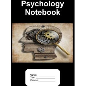The Notebook Factory Psychology Notebook. 500 Pages Lined Paper. 8.5"x11 The Notebook Factory Psychology Notebook. 500 Pages Lined Paper. 8.5"x11