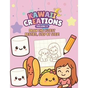 Moussa, Mrs Maggie Kawaii Creations Volume 2: Draw the Cutest Besties, Step by Step!: Your Guide to Drawing Adorable Kawaii Duos, with Games, Coloring Pages, and Step-by-Step Practice! Moussa, Mrs Maggie Kawaii Creations Volume 2: Draw the Cutest Besties, Step by Step!: Your Guide to Drawing Adorable Kawaii Duos, with Games, Coloring Pages, and Step-by-Step Practice!