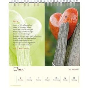 Patmos-Verlag Eschbacher Annual Calendar with German Text "Die beste Zeit ist Heut 2024 Patmos-Verlag Eschbacher Annual Calendar with German Text "Die beste Zeit ist Heut 2024