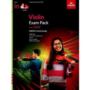 ABRSM Violin Exam Pack from 2024, Initial Grade: Violin Part & Piano Accompaniment ( Exam Pieces)(Cover may vary) ABRSM Violin Exam Pack from 2024, Initial Grade: Violin Part & Piano Accompaniment ( Exam Pieces)(Cover may vary)