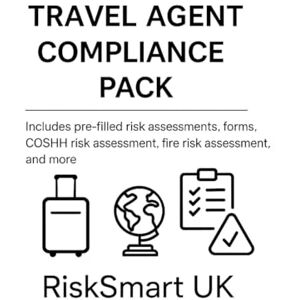 Lee Travel Agent Compliance & Safety Workbook: Pre-filled Risk Assessments, Fire Risk Assessment, COSHH Forms, Safety Checklists & More (Small Business Compliance UK) Lee Travel Agent Compliance & Safety Workbook: Pre-filled Risk Assessments, Fire Risk Assessment, COSHH Forms, Safety Checklists & More (Small Business Compliance UK)