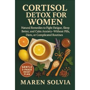 Solvia, Maren Cortisol Detox for Women: Natural Remedies to Fight Fatigue, Sleep Better, and Calm Anxiety—Without Pills, Diets, or Complicated Routines (Cortisol Calm: A Gentle Healing Series) Solvia, Maren Cortisol Detox for Women: Natural Remedies to Fight Fatigue, Sleep Better, and Calm Anxiety—Without Pills, Diets, or Complicated Routines (Cortisol Calm: A Gentle Healing Series)