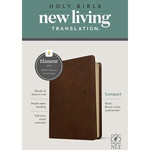 Tyndale NLT Compact Bible, Filament Enabled Edition, Rustic Brown: New Living Translation, Filament Enabled Edition, Rustic Brown, Leatherlike, Red Letter Tyndale NLT Compact Bible, Filament Enabled Edition, Rustic Brown: New Living Translation, Filament Enabled Edition, Rustic Brown, Leatherlike, Red Letter