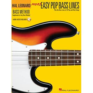 Various More Easy Pop Bass Lines: Play the Bass Lines of 20 Pop and Rock Songs (Hal Leonard Bass Method) Various More Easy Pop Bass Lines: Play the Bass Lines of 20 Pop and Rock Songs (Hal Leonard Bass Method)