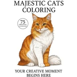 Lev, M Yann Majestic cats: A coloring journey (Realistic Animals) Lev, M Yann Majestic cats: A coloring journey (Realistic Animals)