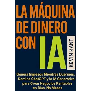 Kant, Kevin LA MÁQUINA DE DINERO CON IA: Genera Ingresos Mientras Duermes,Domina ChatGPT y la IA Generativa para Crear Negocios Rentables en Días, No Meses Kant, Kevin LA MÁQUINA DE DINERO CON IA: Genera Ingresos Mientras Duermes,Domina ChatGPT y la IA Generativa para Crear Negocios Rentables en Días, No Meses