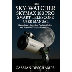 Deschamps, Cassian The Sky-Watcher Skymax 180 PRO Smart Telescope User Manual: Master Smart Operation, Precision Optics, and Real-World Imaging Workflows. Deschamps, Cassian The Sky-Watcher Skymax 180 PRO Smart Telescope User Manual: Master Smart Operation, Precision Optics, and Real-World Imaging Workflows.