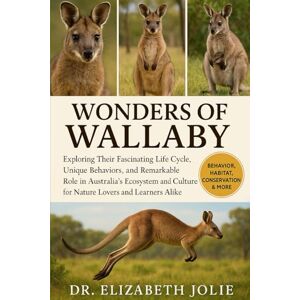 JOLIE, DR. ELIZABETH WONDERS OF WALLABY: "Wonders of Wallaby: Exploring Their Fascinating Life Cycle, Unique Behaviors, and Remarkable Role in Australia’s Ecosystem and Culture for Nature Lovers and Learners Alike.” JOLIE, DR. ELIZABETH WONDERS OF WALLABY: "Wonders of Wallaby: Exploring Their Fascinating Life Cycle, Unique Behaviors, and Remarkable Role in Australia’s Ecosystem and Culture for Nature Lovers and Learners Alike.”