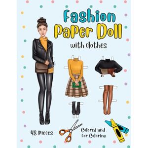 Colt, Miraim Fashion Paper Doll with Clothes 48 Pieces, Colored and for Coloring for Girl ages 8-12: Dress-Up Paper Dolls Activity Book – Cut, Color, and Create Stylish Outfits! Colt, Miraim Fashion Paper Doll with Clothes 48 Pieces, Colored and for Coloring for Girl ages 8-12: Dress-Up Paper Dolls Activity Book – Cut, Color, and Create Stylish Outfits!