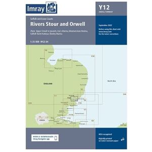 Imray Chart Y12: Rivers Stour and Orwell (Y series) Imray Chart Y12: Rivers Stour and Orwell (Y series)