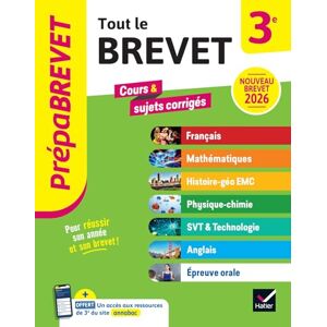 Bignaux, Jeanne-France Prépabrevet Tout le nouveau brevet 2026 3e (toutes les matières): tout-en-un pour réussir sa 3e et son brevet: 1 Bignaux, Jeanne-France Prépabrevet Tout le nouveau brevet 2026 3e (toutes les matières): tout-en-un pour réussir sa 3e et son brevet: 1