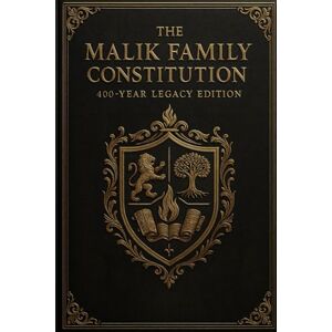 MALIK, NICO CACHE The MALIK FAMILY CONSTITUTION: The 400-Year Wealth Plan for Malik Family Trust Bank MALIK, NICO CACHE The MALIK FAMILY CONSTITUTION: The 400-Year Wealth Plan for Malik Family Trust Bank