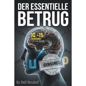 Ralf Neudorf Der Essentielle Betrug: Wie die Ignoranz von Lithium und Vitamin D uns 15 IQ-Punkte und die Sicherheit kostet Ralf Neudorf Der Essentielle Betrug: Wie die Ignoranz von Lithium und Vitamin D uns 15 IQ-Punkte und die Sicherheit kostet