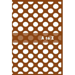 Heath, Nuletto Brown A to Z Index Book: Polka Dot Alphabetical Notebook Heath, Nuletto Brown A to Z Index Book: Polka Dot Alphabetical Notebook
