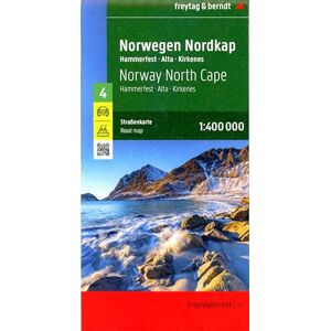 Freytag & Berndt Norway North Cape Road Map 1:400,000 scale: Hammerfest Alta Kirkenes, mit Autofähren: 4 Freytag & Berndt Norway North Cape Road Map 1:400,000 scale: Hammerfest Alta Kirkenes, mit Autofähren: 4
