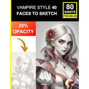 Khajeb, Mr Kamal Vampire Portraits: 40 Gothic Faces to Trace and Shade: Vampire Portraits: 40 Gothic Faces to Trace and Shade Khajeb, Mr Kamal Vampire Portraits: 40 Gothic Faces to Trace and Shade: Vampire Portraits: 40 Gothic Faces to Trace and Shade