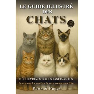 Pages, Paws & Le guide illustré des chats: Découvrez 22 races fascinantes pour percer les mystères de votre compagnon félin. (Les Compagnons Illustrés – La Grande Collection des Amis Fidèles) Pages, Paws & Le guide illustré des chats: Découvrez 22 races fascinantes pour percer les mystères de votre compagnon félin. (Les Compagnons Illustrés – La Grande Collection des Amis Fidèles)