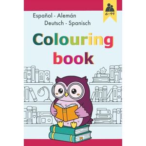 Editorial, The Printed Raccoon Colouring book Deutsch, Spanisch, Español, Alemán: Libro para colorear en dos idiomas, zweisprachige Malbuch Editorial, The Printed Raccoon Colouring book Deutsch, Spanisch, Español, Alemán: Libro para colorear en dos idiomas, zweisprachige Malbuch