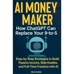 Carter, Dan AI Money-Maker How ChatGPT Can Replace Your 9-to-5: Step-by-Step Strategies to Build Passive Income, Side Hustles, and Full-Time Freedom with AI Carter, Dan AI Money-Maker How ChatGPT Can Replace Your 9-to-5: Step-by-Step Strategies to Build Passive Income, Side Hustles, and Full-Time Freedom with AI