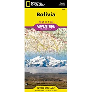 National Geographic Maps Bolivia Adventure Map by National Geographic – Waterproof Travel Map with Salar de Uyuni, La Paz, Lake Titicaca & National Parks – Foldable Road & ... Map (National Geographic Adventure Map) National Geographic Maps Bolivia Adventure Map by National Geographic – Waterproof Travel Map with Salar de Uyuni, La Paz, Lake Titicaca & National Parks – Foldable Road & ... Map (National Geographic Adventure Map)