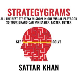Khan, Sattar STRATEGYGRAMS: ALL THE BEST STRATEGY WISDOM IN ONE VISUAL PLAYBOOK SO YOUR BRAND CAN WIN EASIER, FASTER, BETTER PRINT ON DEMAND PAPERBACK BLACK AND WHITE VERSION Khan, Sattar STRATEGYGRAMS: ALL THE BEST STRATEGY WISDOM IN ONE VISUAL PLAYBOOK SO YOUR BRAND CAN WIN EASIER, FASTER, BETTER PRINT ON DEMAND PAPERBACK BLACK AND WHITE VERSION