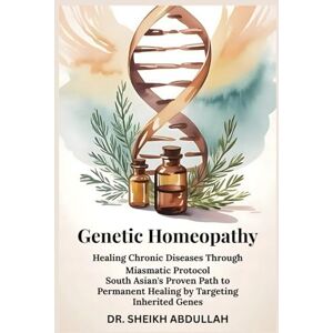 Abdullah, DR Sheikh Genetic Homeopathy: Healing Chronic Diseases Through Miasmatic Protocol: South Asian's Proven Path to Permanent Healing by Targeting Inherited Genes Abdullah, DR Sheikh Genetic Homeopathy: Healing Chronic Diseases Through Miasmatic Protocol: South Asian's Proven Path to Permanent Healing by Targeting Inherited Genes