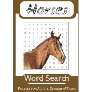 NIMOH, NR Horse Word Search Puzzle Book:: Word search with easy to read print about Horses, Horseback Riding, Horse Racing, and More 6x9 inches, 110 pages, ... Gift for Vacations, Holidays and Free Times NIMOH, NR Horse Word Search Puzzle Book:: Word search with easy to read print about Horses, Horseback Riding, Horse Racing, and More 6x9 inches, 110 pages, ... Gift for Vacations, Holidays and Free Times