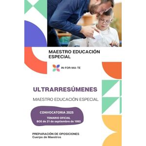 IGLESIAS CONSTANTE, SONSOLES ULTRARRESÚMENES: MAESTRO EDUCACIÓN ESPECIAL: PREPARACIÓN DE OPOSICIONES: CUERPO DE MAESTROS IGLESIAS CONSTANTE, SONSOLES ULTRARRESÚMENES: MAESTRO EDUCACIÓN ESPECIAL: PREPARACIÓN DE OPOSICIONES: CUERPO DE MAESTROS