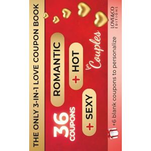Love&Co Editions THE ONLY 3-IN-1 LOVE COUPON BOOK FOR COUPLES — 36 Romantic, Sexy and Hot Coupons + 6 Blank Couples Coupon Book, Date Night Ideas, Romantic Gift, ... Christmas (Spice Up Your Relationship) Love&Co Editions THE ONLY 3-IN-1 LOVE COUPON BOOK FOR COUPLES — 36 Romantic, Sexy and Hot Coupons + 6 Blank Couples Coupon Book, Date Night Ideas, Romantic Gift, ... Christmas (Spice Up Your Relationship)