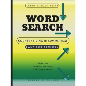 Wilson Word Search Country Living in Summertime: Easy for Seniors Large and Bold Print Wilson Word Search Country Living in Summertime: Easy for Seniors Large and Bold Print