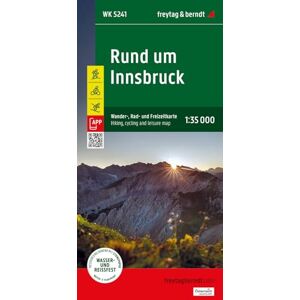 Around Innsbruck Cycling, Hiking & Leisure Map 1:35,000 scale Around Innsbruck Cycling, Hiking & Leisure Map 1:35,000 scale