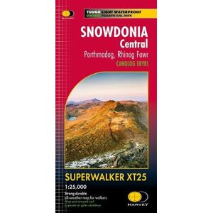 Harvey Maps Snowdonia Central Superwalker 1:25,000 map: Porthmadog, Rhinog Fawr (Superwalker XT25) Harvey Maps Snowdonia Central Superwalker 1:25,000 map: Porthmadog, Rhinog Fawr (Superwalker XT25)