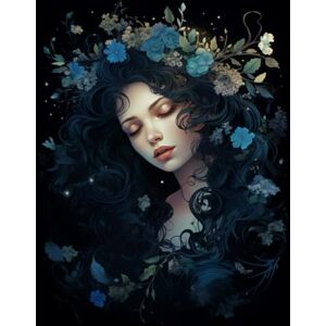 Santos, Nano Black Petals Coloring Book: 500 Pages of Dark Floral Patterns for Creative Coloring Moments.: A calming flower adventure designed for kids and adults to explore creativity. Santos, Nano Black Petals Coloring Book: 500 Pages of Dark Floral Patterns for Creative Coloring Moments.: A calming flower adventure designed for kids and adults to explore creativity.